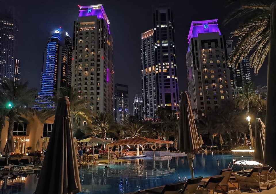 Sunday Evening at the Habtoor Grand Resort Dubai Marina